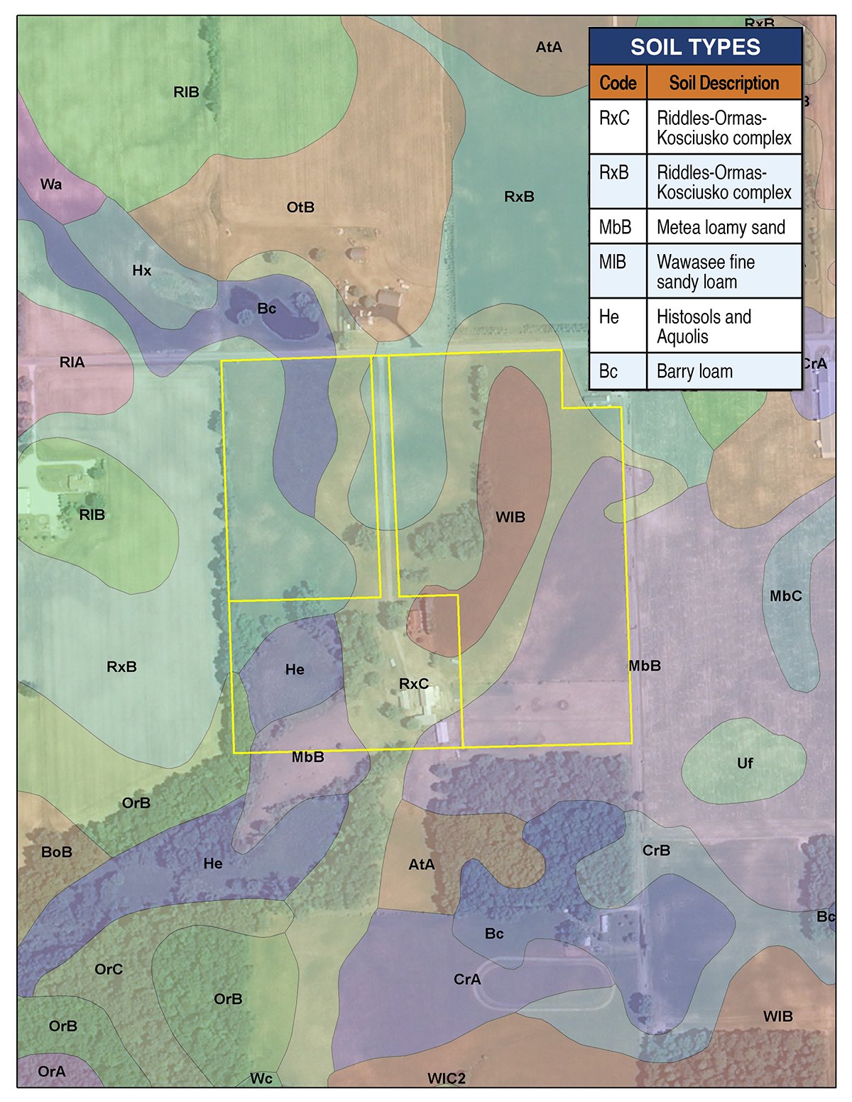 Soil map - REAL ESTATE AUCTION, 39+/- Acres offered in 3 Tracts